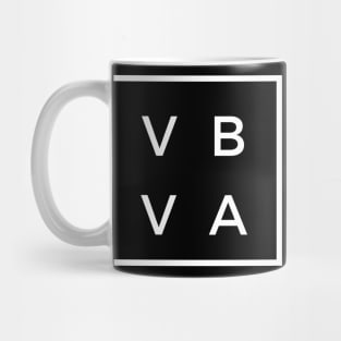 VBVA Virginia Beach Virginia Design by CoVA Tennis Mug